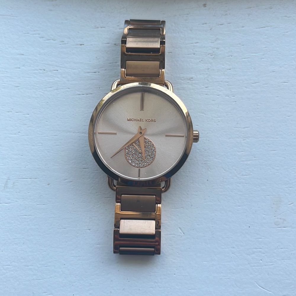 Michael Kors Portia Stanless Steel Rose Gold watch